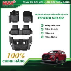 Thảm lót sàn ô tô Toyota Veloz 2022-2024 tràn viền bậc cửa Huvi