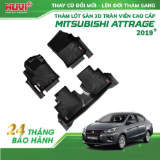 Thảm lót sàn ô tô Mitsubishi Attrage 2020-2023 tràn viền bậc cửa Huvi