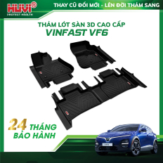 Thảm Lót Sàn Ô Tô Vinfast VF6 2023 3D Nhựa TPE Cao Cấp