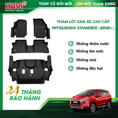 Thảm lót sàn ô tô Mitsubishi Xpander 2018-2023 – Tràn viền bậc cửa