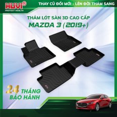 Thảm lót sàn ô tô Mazda-3 3D 2021-2023 nhựa TPE cao cấp