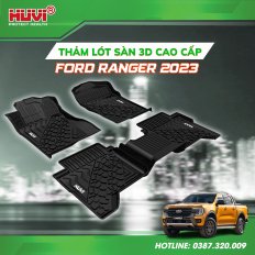 Thảm lót sàn ô tô Ford Ranger 3D Nhựa TPE cao cấp