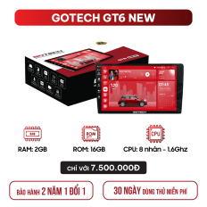 MÀN HÌNH Ô TÔ THÔNG MINH GOTECH GT6 NEW