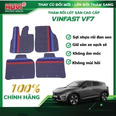 Thảm lót rối ô tô Vinfast VF7 nhựa PVC cao cấp Huvi