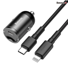 Tẩu sạc nhanh 30W Baseus Tiny Star Gen4 PD/QC 3.0 dùng cho xe hơi ( USB/ Type-C, PPS/PD/QC3.0 Quick Charge, Car Adapter)