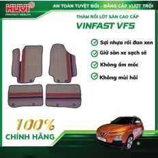 Thảm lót rối ô tô Vinfast VF5 nhựa PVC cao cấp Huvi