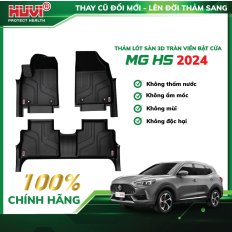 Thảm lót sàn ô tô MG HS 2024 tràn viền bậc cửa Huvi