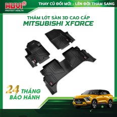 Thảm Lót Sàn Ô Tô Mitsubishi Xforce 2024 Tràn Viền Bậc Cửa Huvi