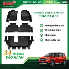 Thảm Lót Sàn Ô Tô Suzuki XL7 2023 3D Nhựa TPE Cao Cấp – Tràn Viền Bậc Cửa