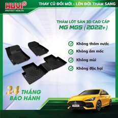 Thảm Lót Sàn Ô Tô MG5 2022-2023 nhựa TPE cao cấp – Hút định hình