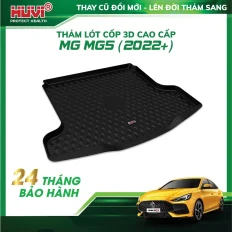 Thảm lót cốp ô tô MG5 2023 3D nhựa TPE cao cấp