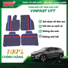 Thảm lót rối ô tô Vinfast VF7 nhựa PVC cao cấp Huvi