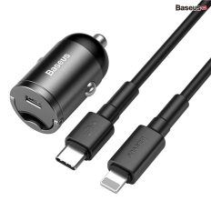 Tẩu sạc nhanh 30W Baseus Tiny Star Gen4 PD/QC 3.0 dùng cho xe hơi ( USB/ Type-C, PPS/PD/QC3.0 Quick Charge, Car Adapter)