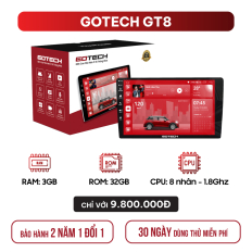 MÀN HÌNH Ô TÔ THÔNG MINH GOTECH GT8